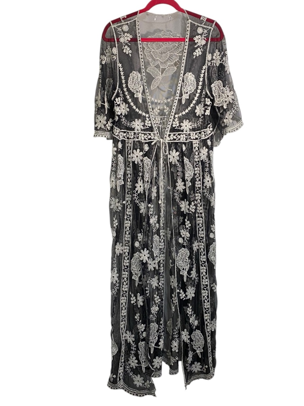 Longline Lace Boho Kimono